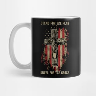 Stand for the flag. Kneel for the cross Mug